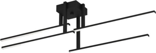 Eglo Ipolitto Loft 4L 3600 Lm Sort/Hvit