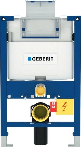 Geberit Duofix Omega Sisterne, 82 cm Topp-/Frontbetjent