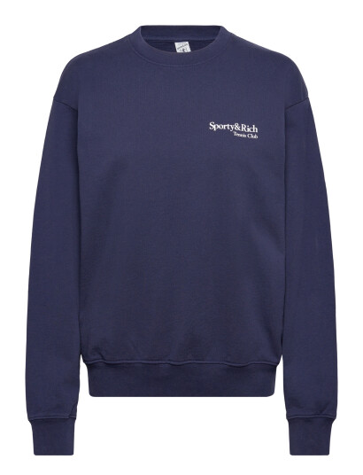Sporty & Rich Play Tennis Crewneck Navy M Sporty & Rich Play Tennis Crewneck Navy M