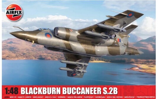 Airfix 1/48 Blackburn Buccaneer S.2B Modellfly - Detaljert Byggesett