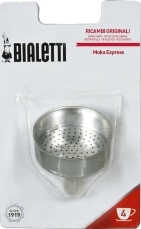 Bialetti Traktfilter 4 Kopper Moka Expre Bærer Bialetti Moka Express 1 Stk