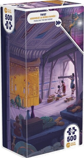 Iello Twist Puslespill   500 brikker   Ancient Tomb