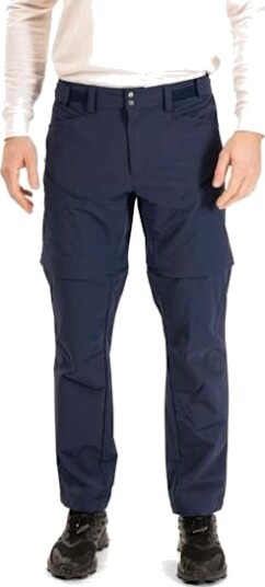 Bergans Convertible Zip-Off Softshell Pants Men Navy Blue