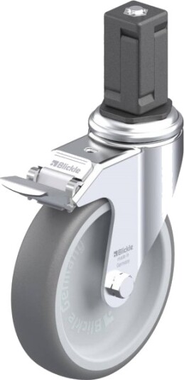 Blickle 847891 Lkra-Tpa 126G-11-Fi-Ev15 Styrehjul Med Brems Hjuldiameter 125 Mm Bæreevne (Maks.) 120 Kg 1 Stk