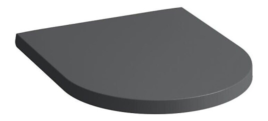 Laufen Kartell Toalettsete Med myktlukkende hengsler, Graphite Matt