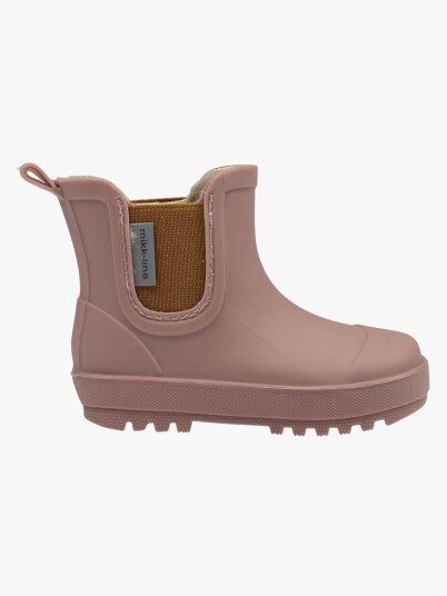 Mikk Line Fôrede Gummistøvler Ullblanding Twilight Mauve 30