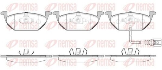 Bremseklosser REMSA 0633.31 Bremseklosser REMSA 0633.31