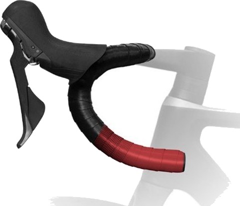 Fizik Vento Microtex Tacky Styreteip Sort / Rød