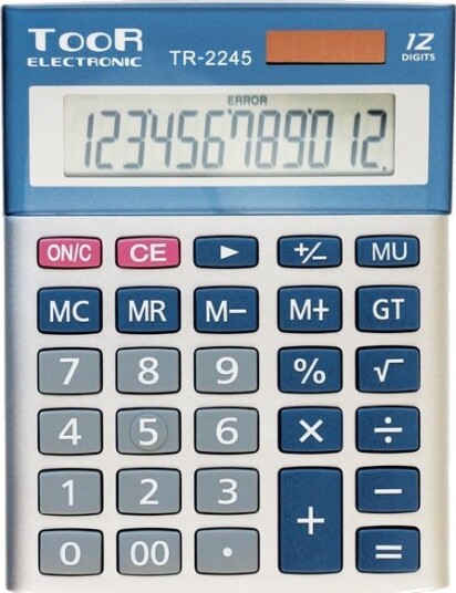 Toor Electronic Tr 2245 Toor Kontorregnemaskin 12 Posisjoner