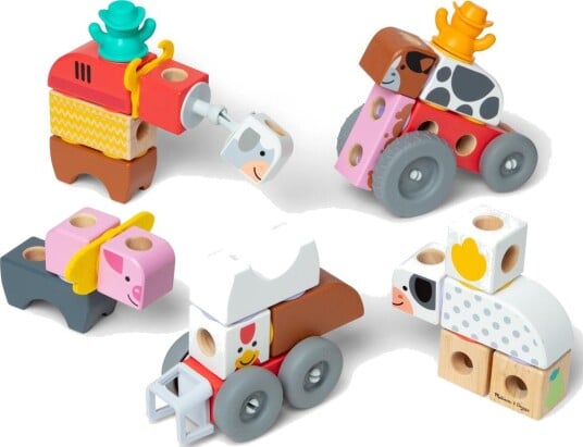 Melissa & Doug Blockables Bondegård Byggesett 56 deler Fra 2 år Melissa & Doug Blockables Bondegård Byggesett 56 deler Fra 2 år