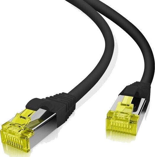 Helos 118125 10 M Cat6a S/Ftp (S-Stp) Rj-45 Rj-45 Sort