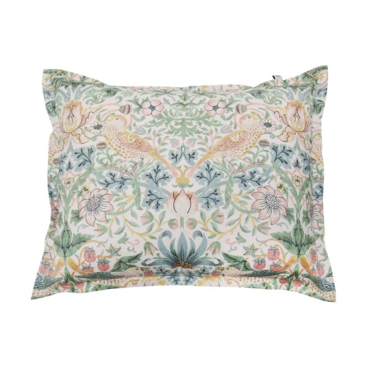 Mille Notti Morris & Co. Strawberry Thief Putetrekk Grønn 50x60 cm