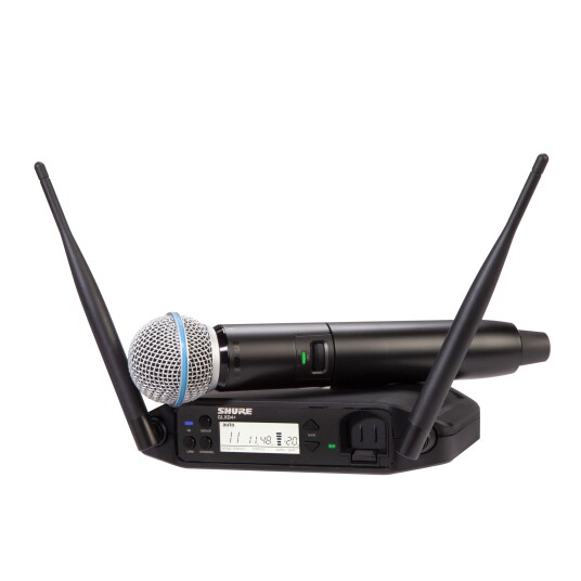 Shure GLXD24+ BETA58A Trådløst mikrofonsystem Shure GLXD24+ BETA58A Trådløst mikrofonsystem