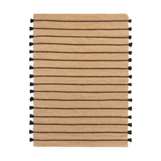 Broste Copenhagen Ezra teppe 140x200 cm Natural-black