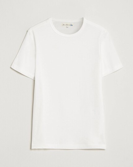 Merz b. Schwanen 1950s Classic Loopwheeled T-shirt White Merz b. Schwanen 1950s Classic Loopwheeled T-shirt White