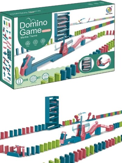 Dominospill med 120 deler
