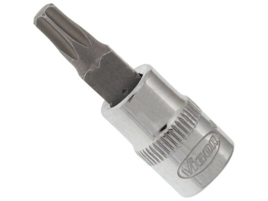 Vigor T27 1/4" Torx Pipenøkkelinnsats 38 Mm Håndverktøy