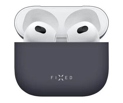 FIXED Silky Silicone case for Apple Airpods 3 Blue