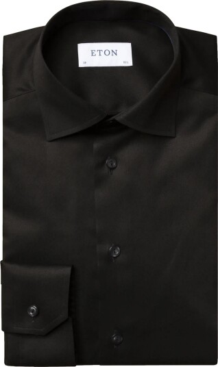 Eton Slim Fit Shirt Em - Black Eton Slim Fit Shirt Em - Black