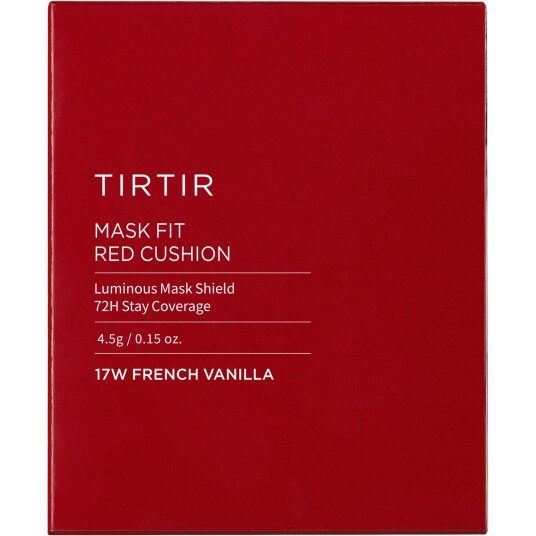 Tirtir Mask Fit Red Mini Cushion Foundation 17W French Vanilla med hudpleiende ingredienser