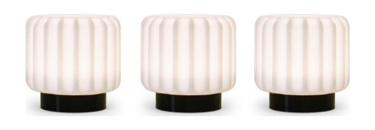 Atelier Pierre Dentelles 9 Portable Bordlampe 3 pcs. Ø9 Black
