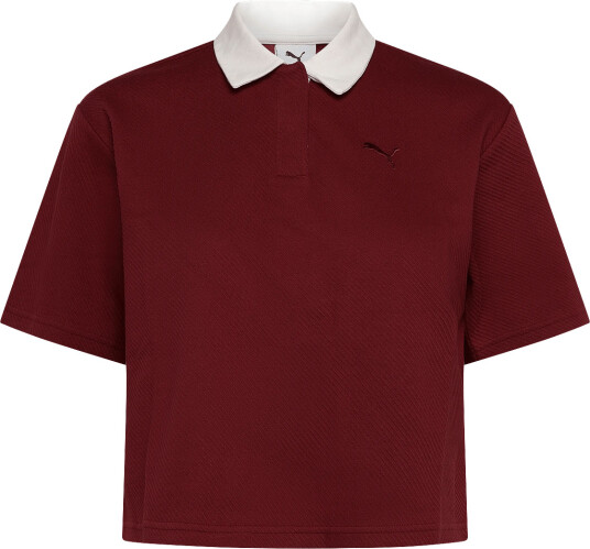 PUMA Puma Class Relaxed Polo Tee Burgundy S