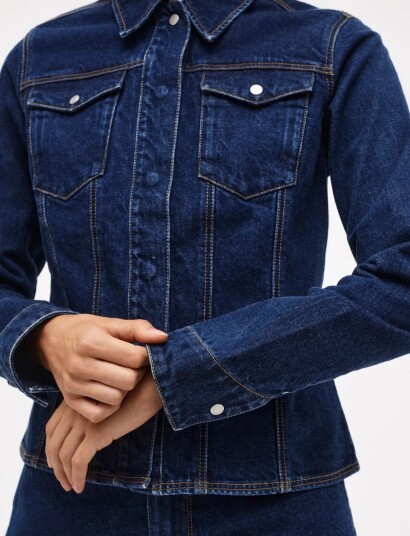 NEUW Stella Jacket Indradark Indigo Navy L NEUW Stella Jacket Indradark Indigo Navy L