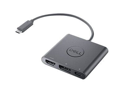 Dell USB-C til HDMI/DP Adapter med Strømgjennomgang - 4K Oppløsning - 18 cm Dell USB-C til HDMI/DP Adapter med Strømgjennomgang - 4K Oppløsning - 18 cm