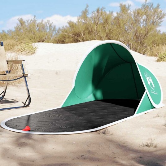  strandtelt havgrønn pop up vanntett