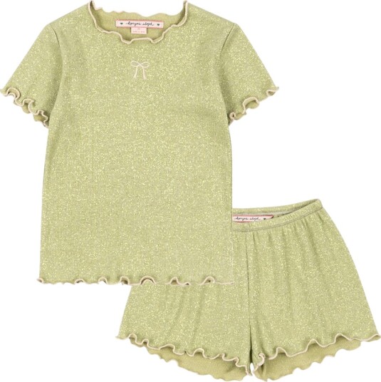 Konges Sløjd Shorts Sett Roli Pale Olive Green Konges Sløjd 4 år 104 Shorts Grønn