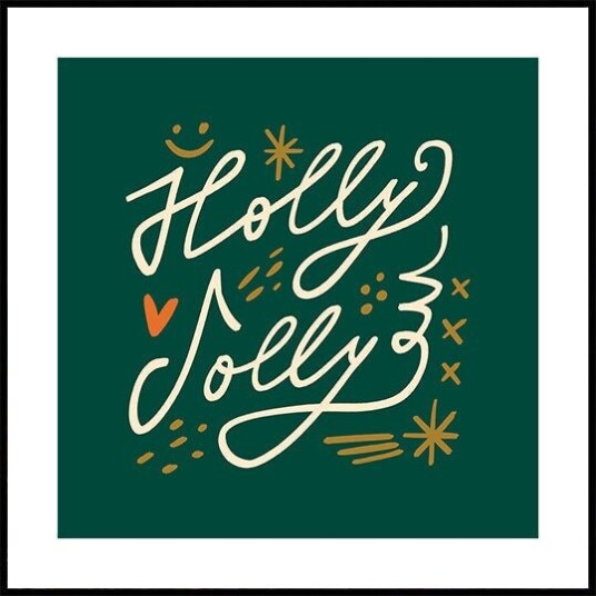 Happychristmasno05 Plakat Plakat / 30x30cm