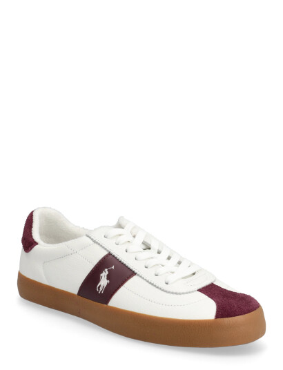 Polo Ralph Lauren Court Vulc Leather-Suede Sneaker - White - 45 Polo Ralph Lauren Court Vulc Leather-Suede Sneaker - White - 45