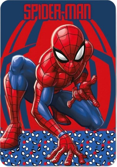 Spider Man Spiderman Fleece Blanket Blue