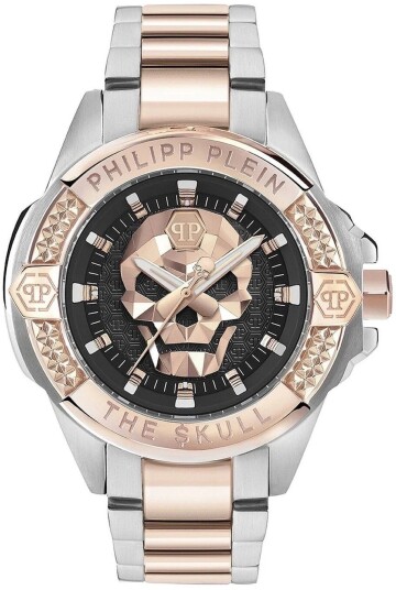 Philipp Plein Herreklokke PWAAA2925 The Skull Brun/Rose gulltonet Philipp Plein Herreklokke PWAAA2925 The Skull Brun/Rose gulltonet