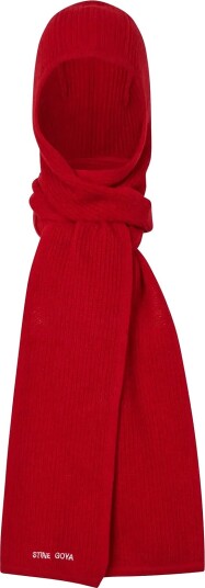 STINE GOYA 2530 Dense Wool Knitted Head Scarf Red ONE SIZE STINE GOYA 2530 Dense Wool Knitted Head Scarf Red ONE SIZE