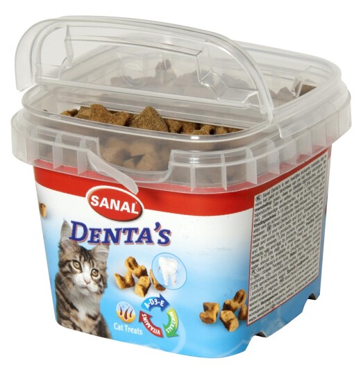 Sanal Dentas Bites 75g - Tannpleie for Katter med Vitaminer