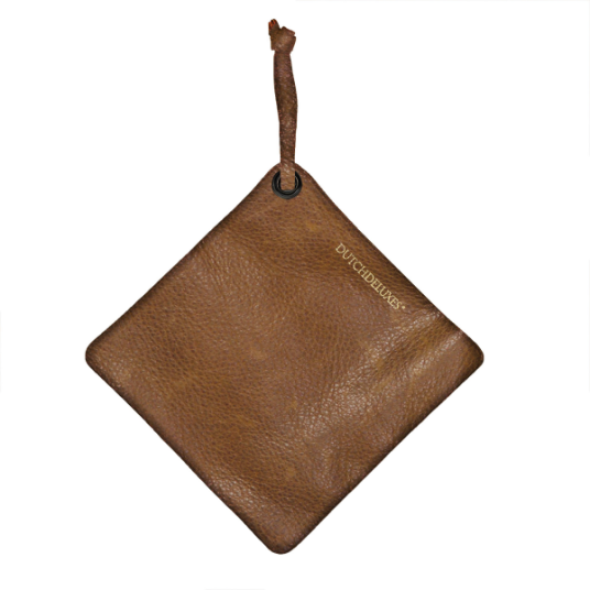 DUTCHDELUXES Gryteklut i skinn, Vintage Camel DUTCHDELUXES Gryteklut i skinn, Vintage Camel