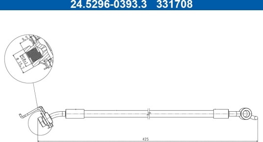 Bremseslange ATE 24.5296-0393.3