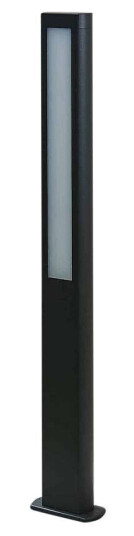 Lucande LED-gatelampe Mhairi, kantet, mørk grå, 100 cm Lucande LED-gatelampe Mhairi, kantet, mørk grå, 100 cm