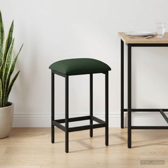 vidaXL Barstol Mørkegrønn 40 x 32 x 64 cm Konstruert tre