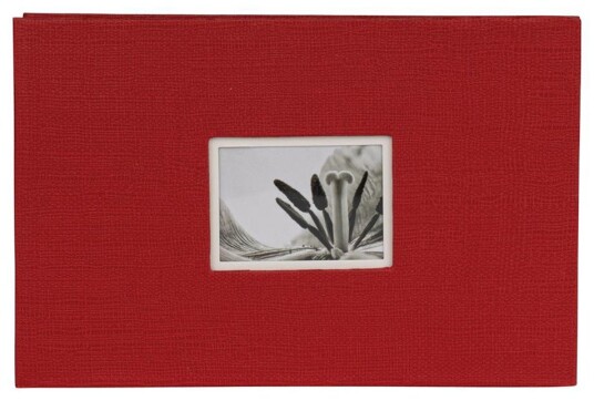 DÃRR UniTex Fotoalbum Book (19x14cm) Struktureret RÃ¸dt