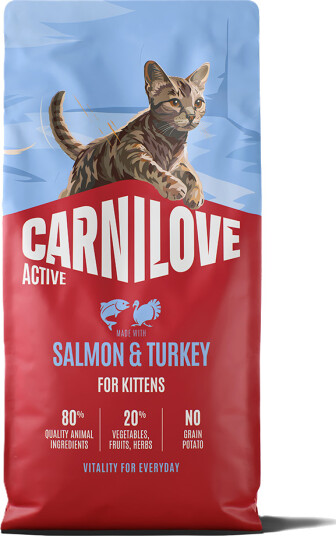 Carnilove Kitten Tørrfôr med Laks og Tyrkia 6kg