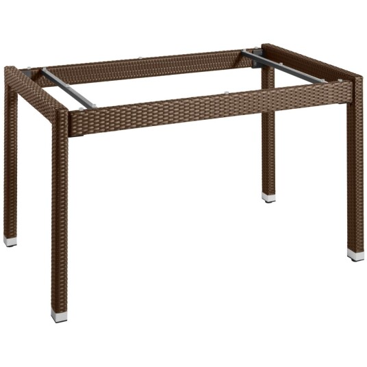 VEGA Bordben til Metropolitan; 130x80x75 cm LxBxH; Tobakk; Rektangulær VEGA Bordben til Metropolitan; 130x80x75 cm LxBxH; Tobakk; Rektangulær