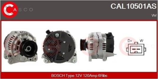 CASCO CAL10501AS Dynamo CASCO CAL10501AS Dynamo