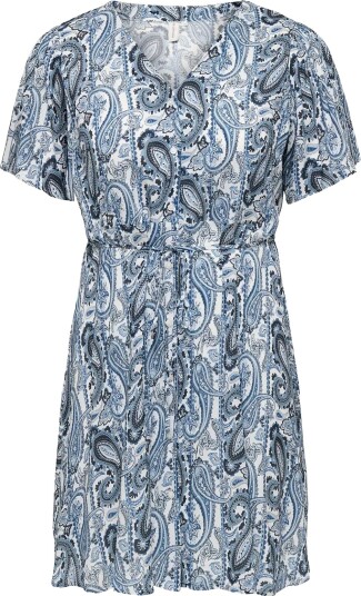 ONLY Carmakoma Carevida S/S Dress Wvn Noos   Blue   46