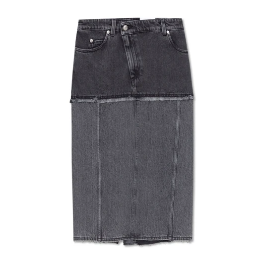 Alexander McQueen Dame Skjørt Grå M,