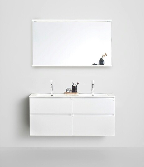 Hafa Servantskap Style 1200D 120x46,5 cm Dobbel m/servant Hvit