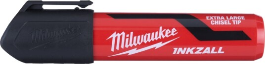 Milwaukee Merkepenn XL Sort med Rask Tørketid for Betong, Tre og Metall