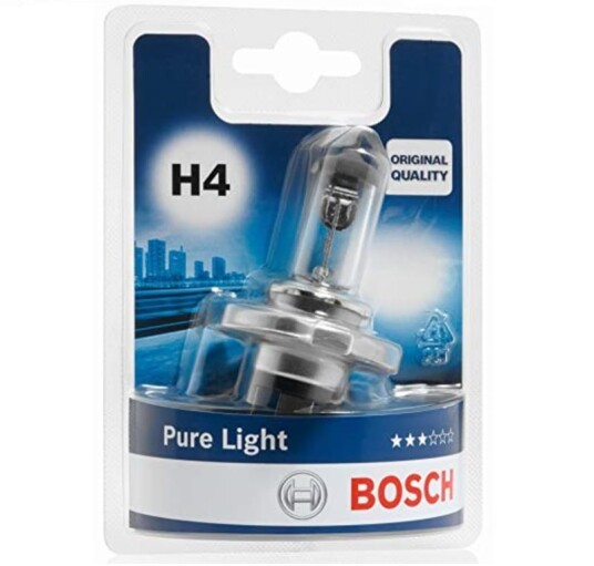 Bosch Pure Light lyspære
stykkvis   H4 1987301001