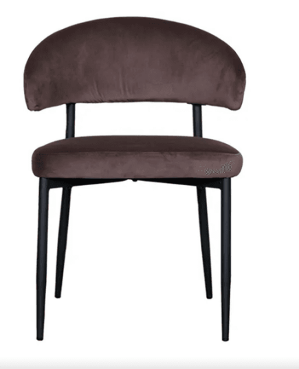 Trend Collection Bliss Spisestol – Taupe Velour